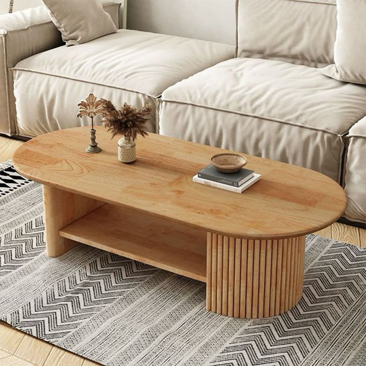 Table basse MOGADOR en bois sur mesure - au Maroc