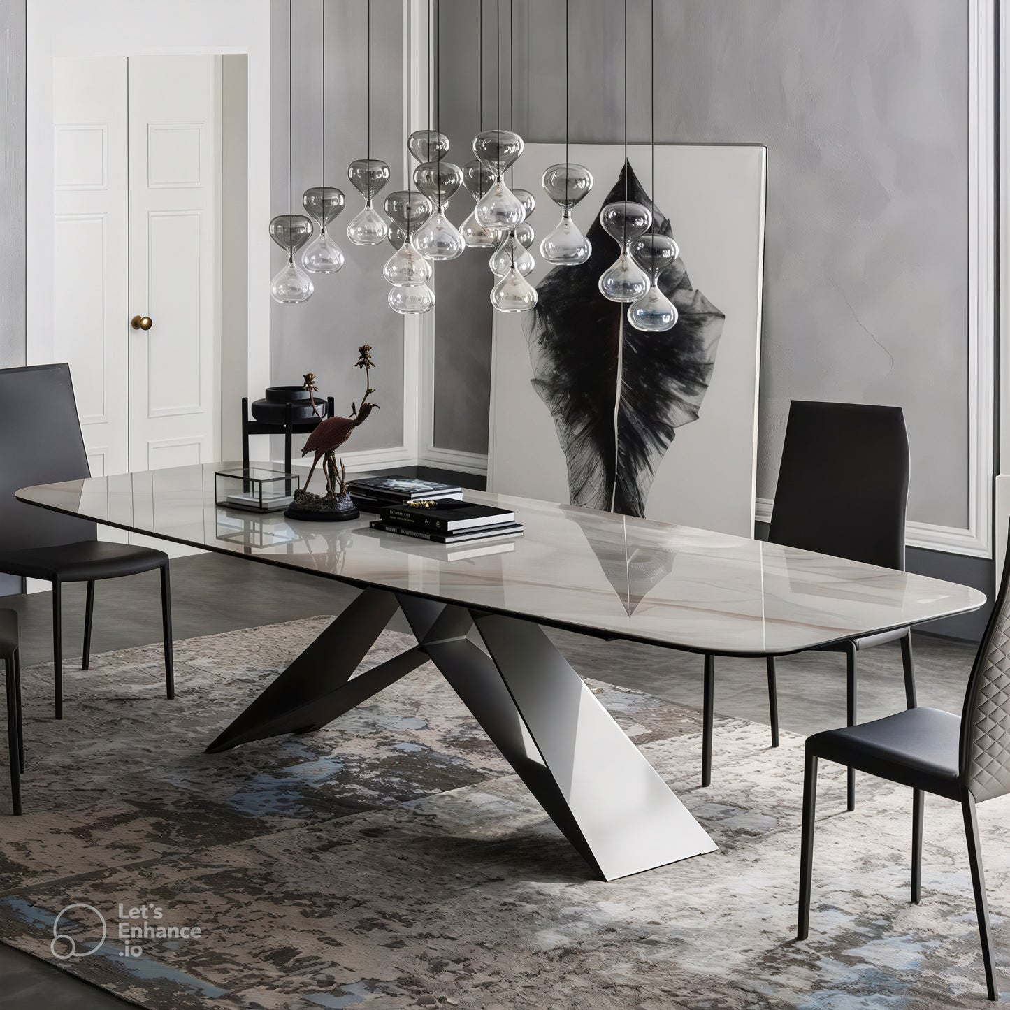 Table à mangeren porcelaine sur mesure sur Tanger