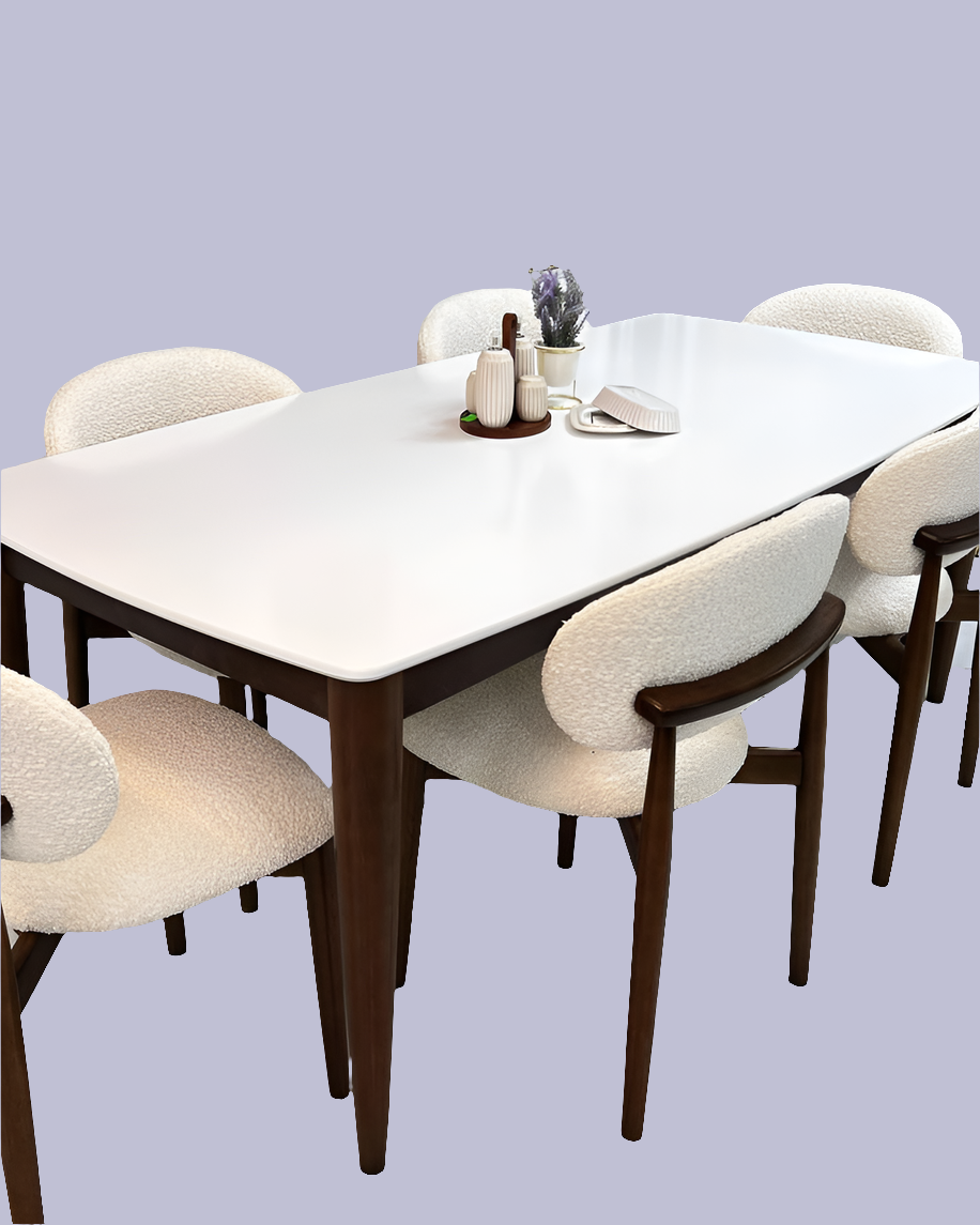 Table à manger MAGNUM en bois sur mesure au Maroc