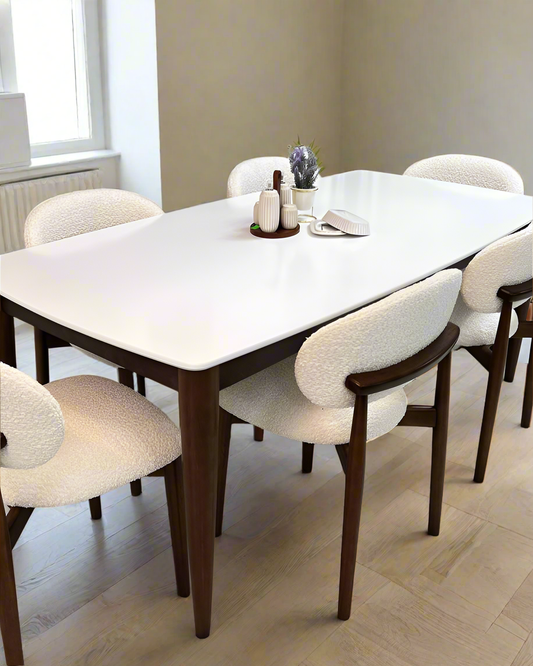 Table à manger MAGNUM en bois sur mesure au Maroc