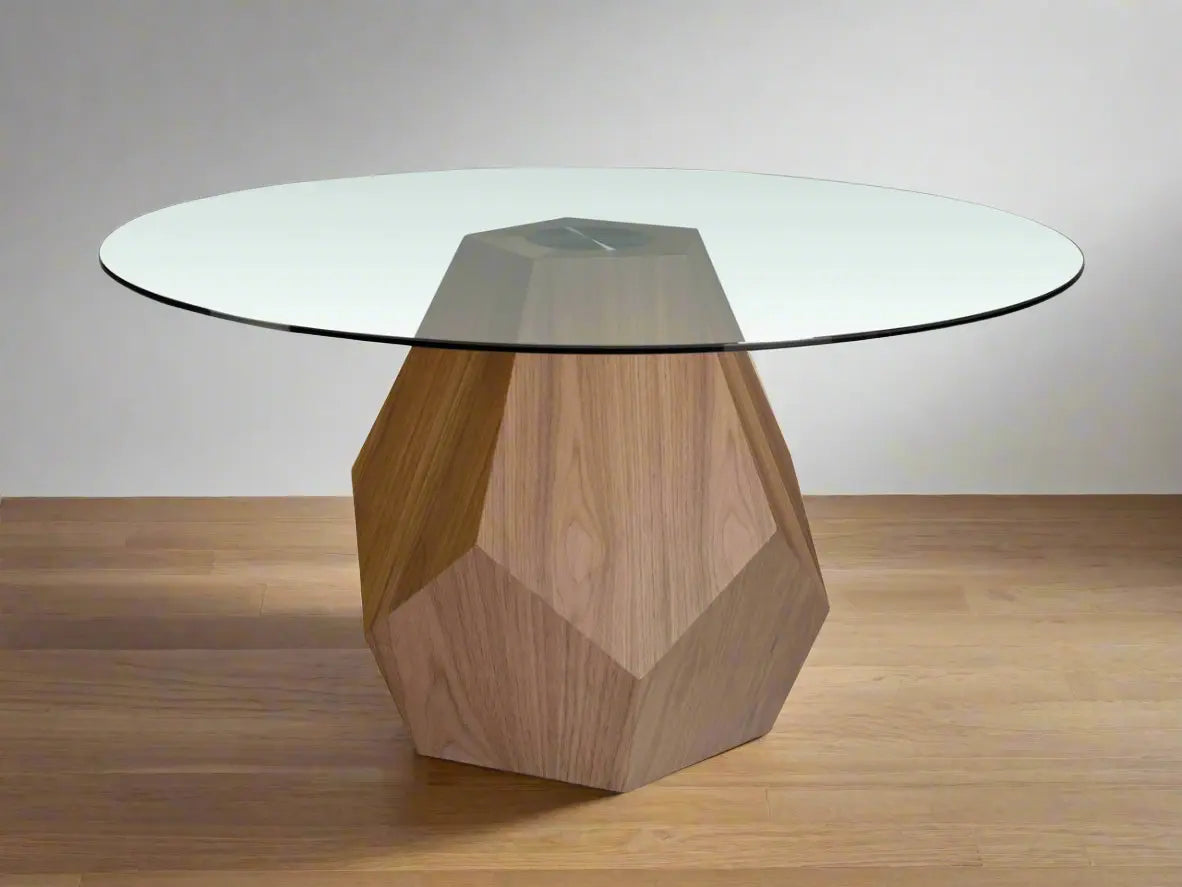 Table basse géométrique Marrakech dans un salon moderne