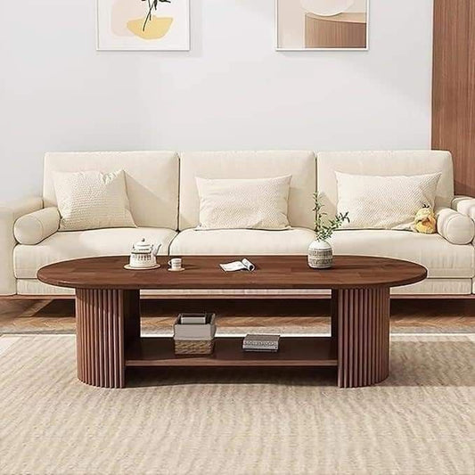 Table basse MOGADOR en bois sur mesure - au Maroc
